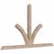 Ekena Millwork Richland Smooth Timber Gable Bracket, Douglas Fir, 84"W x 49"H x 3 1/2"D x 3 1/2"F, 14/12 Pitch GBW084X49X0404RIC00SDF - alternate 5